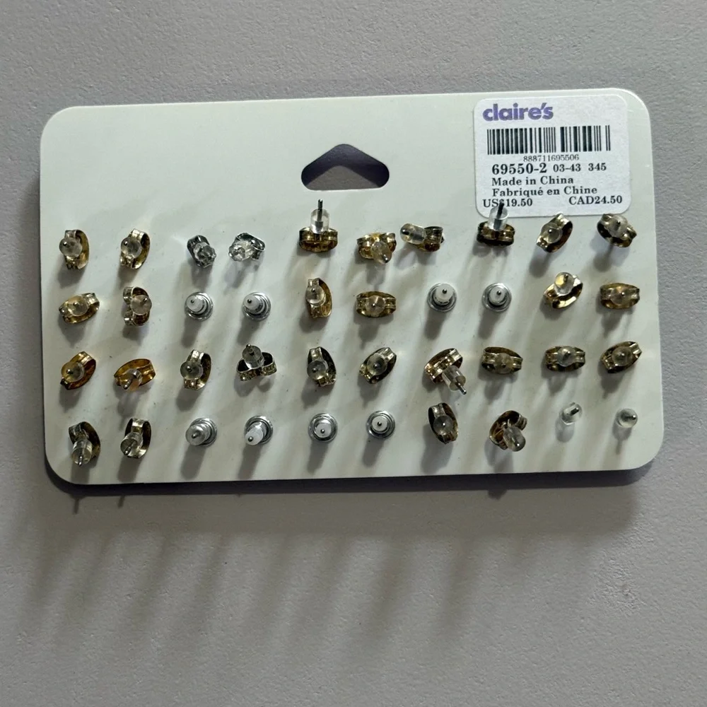NWT Kids Colorful Earring Set - 20 Pairs